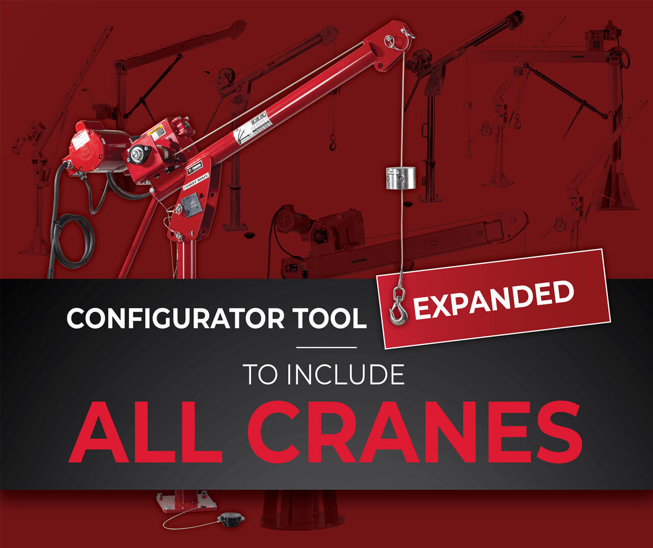 configurator tool expanded to include all cranes