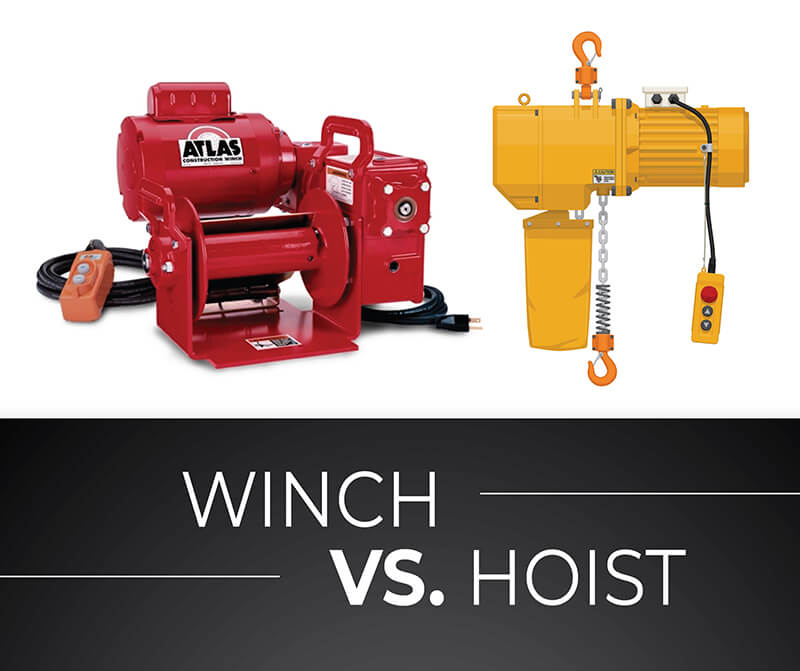 winch vs. hoist
